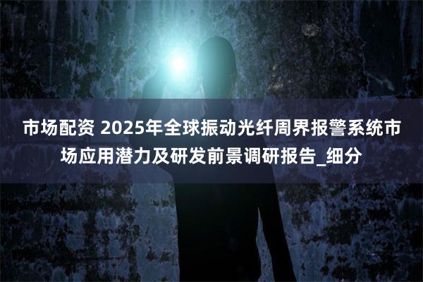 市场配资 2025年全球振动光纤周界报警系统市场应用潜力及研发前景调研报告_细分